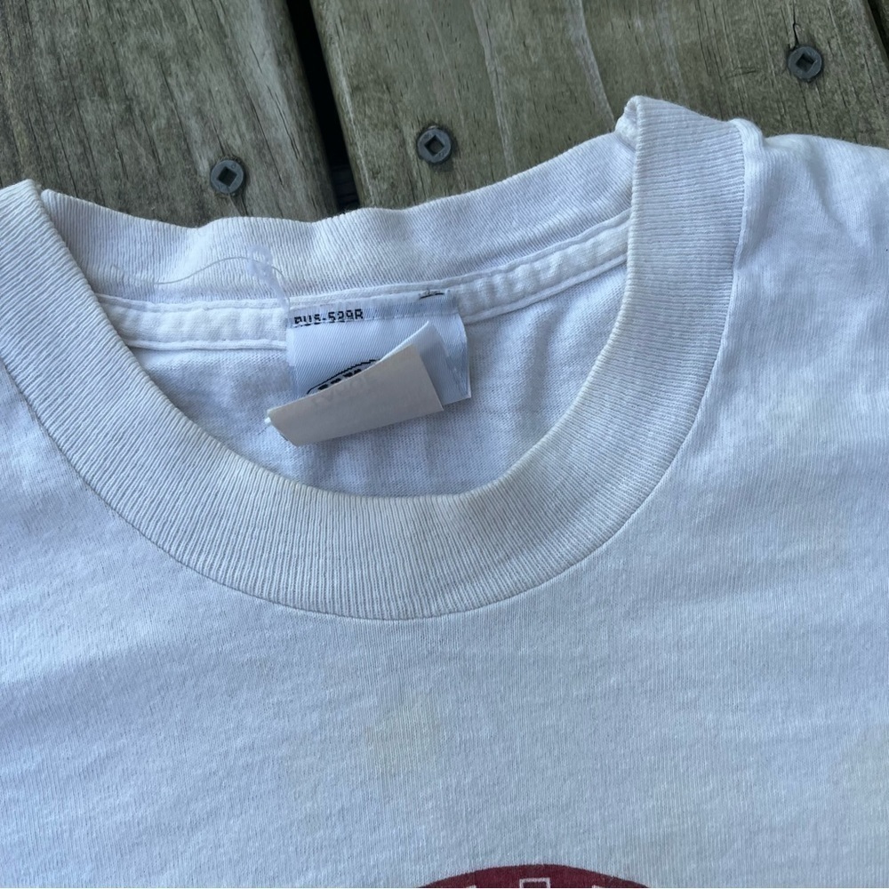 ** VINTAGE 90s SINGLE STITCH MICKEY & CO GRAPHIC TSHIRT Large White Disney - Picture 6 of 10